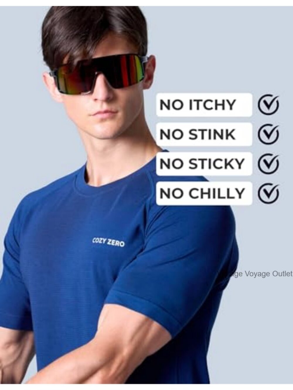 Ultrafine Merino Wool Blend T-Shirt - Lightweight Breathable Odor Resistant - Picture 3 of 6